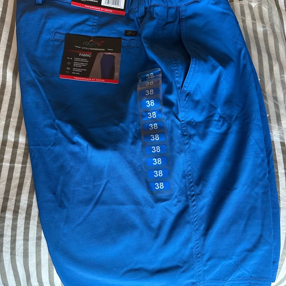 Greg Norman Collection Men's Athletic Shorts - Blue